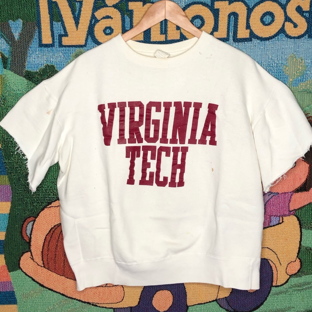 Vtg Virginia Tech Chopped Crewneck